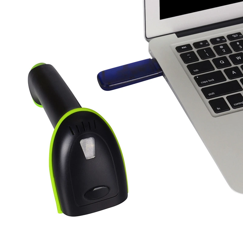 1D wireless barcode colorful full-automatic induction barcode laser scanner
