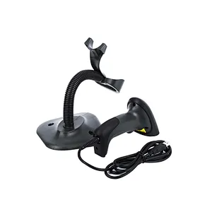 2D Wired COMS Barcode Scanner with stand optional(Black or white color)
