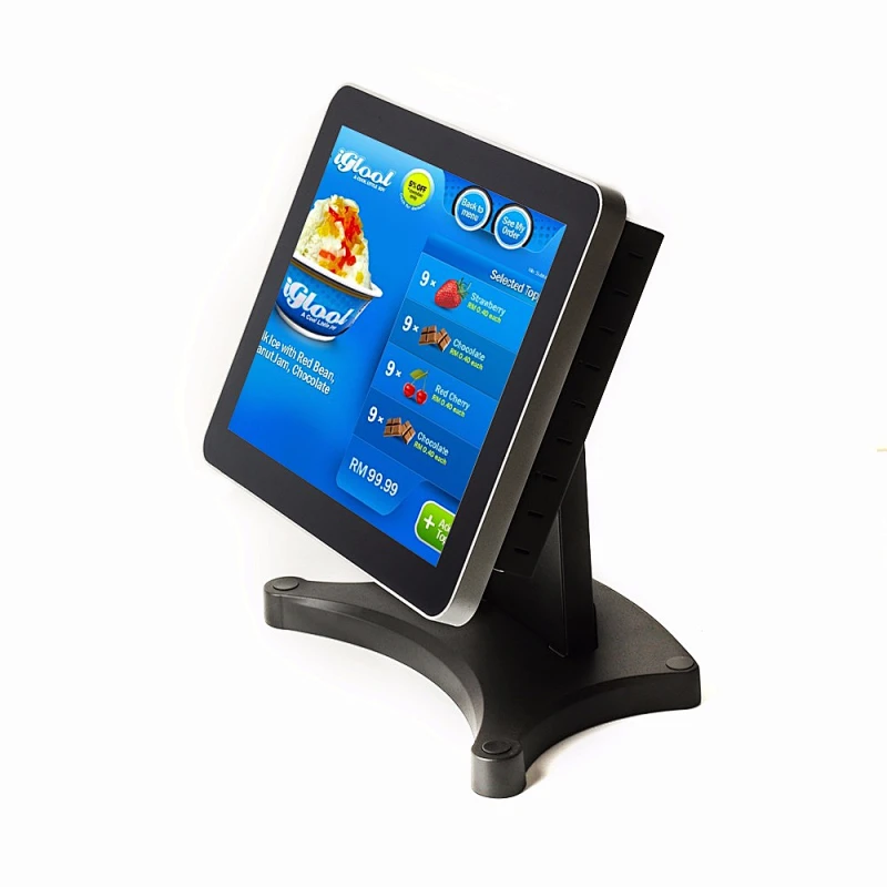 Mini size 12inch capacitive touch screen pos machine