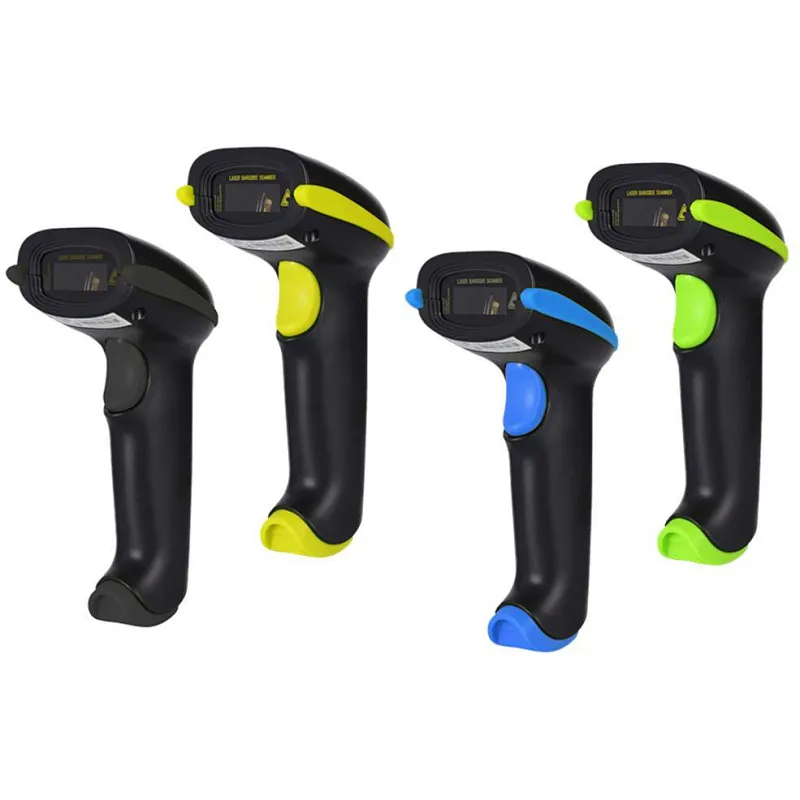 1D wireless barcode colorful full-automatic induction barcode laser scanner
