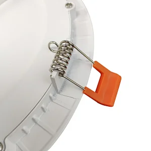 180 degree high brightness hole size 107mm round shape recessed led panel light