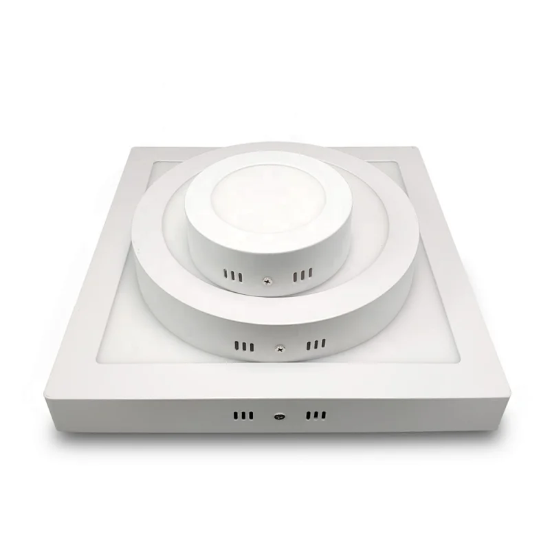 SHENZHEN FACTORY HOT SALES SOFT SMOOTH LIGHTING EFFECT 12W SQUARE SURFACE MOUNTED PANEL LED LIGHTING