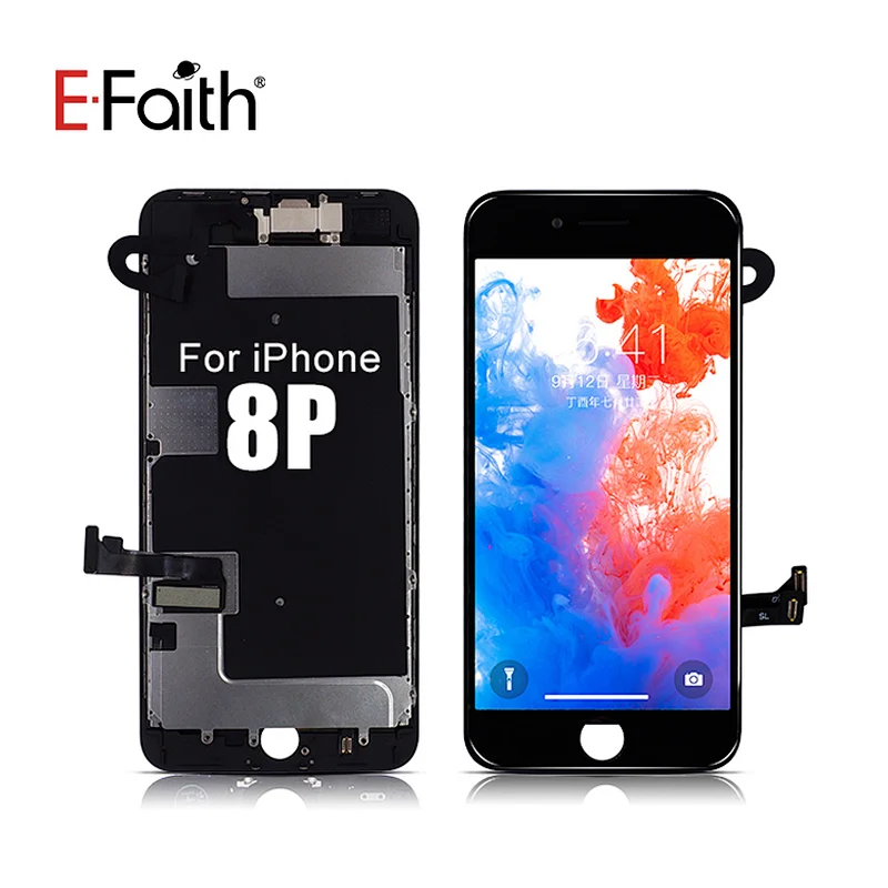 LCD Assembly with Steel Plate for iPhone 8 Plus with Home Button
