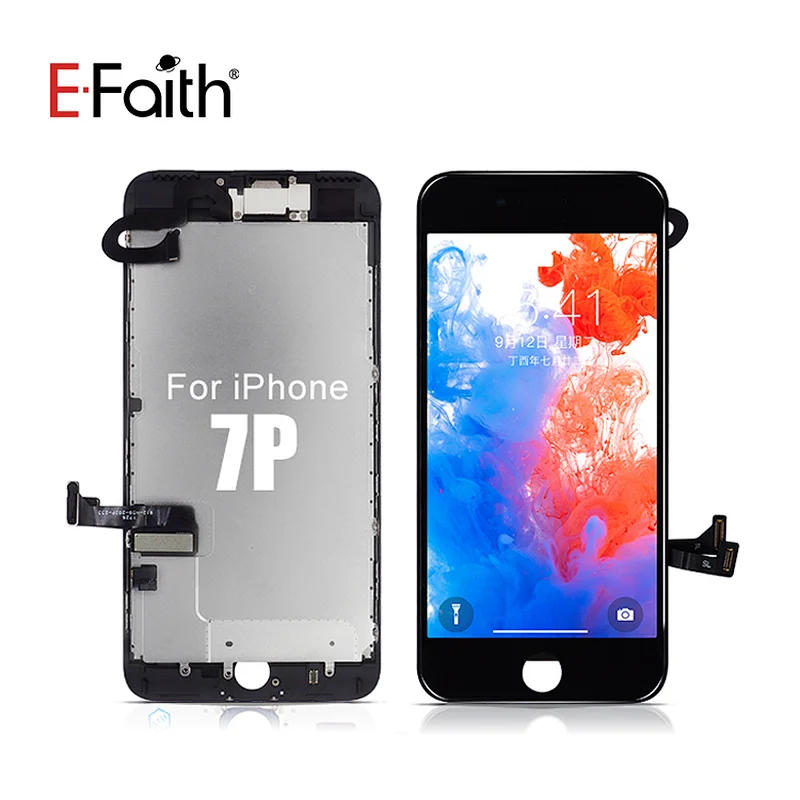 LCD Assembly with Steel Plate for iPhone 7 Plus with Home Button