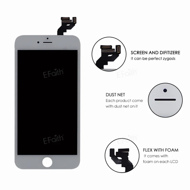LCD Assembly with Steel Plate for iPhone 6S Plus