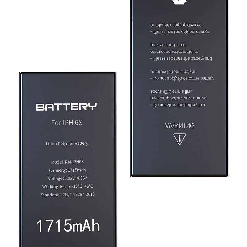 High Capacity Rechargeable Lipo Battery 1715mah Battery for iPhone 6S