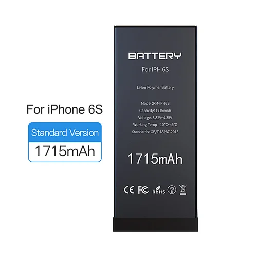 High Capacity Rechargeable Lipo Battery 1715mah Battery for iPhone 6S