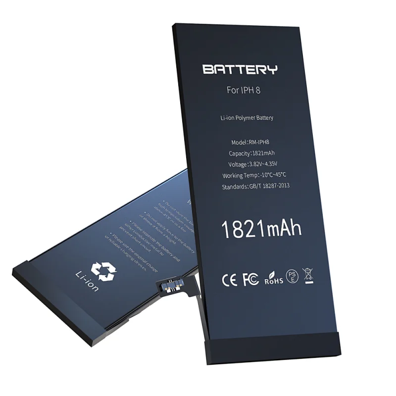 Rechargeable Batteries AAA Li-lion Polymer for iPhone 8 Battery