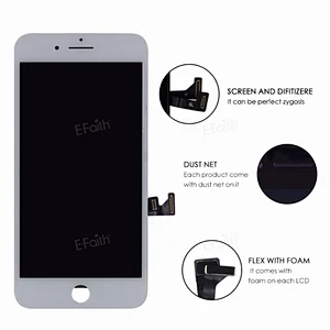 LCD Assembly with Steel Plate for iPhone 7 Plus with Home Button