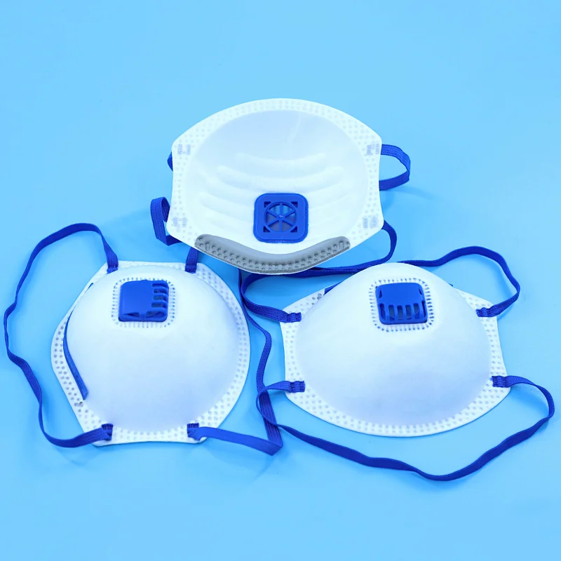 High Quality Approved cup shape valved mask Dust Protective Face Mask Fast delivery of disposable mask