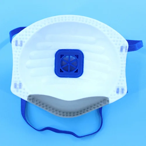 large breathing space cup shape mask with valve