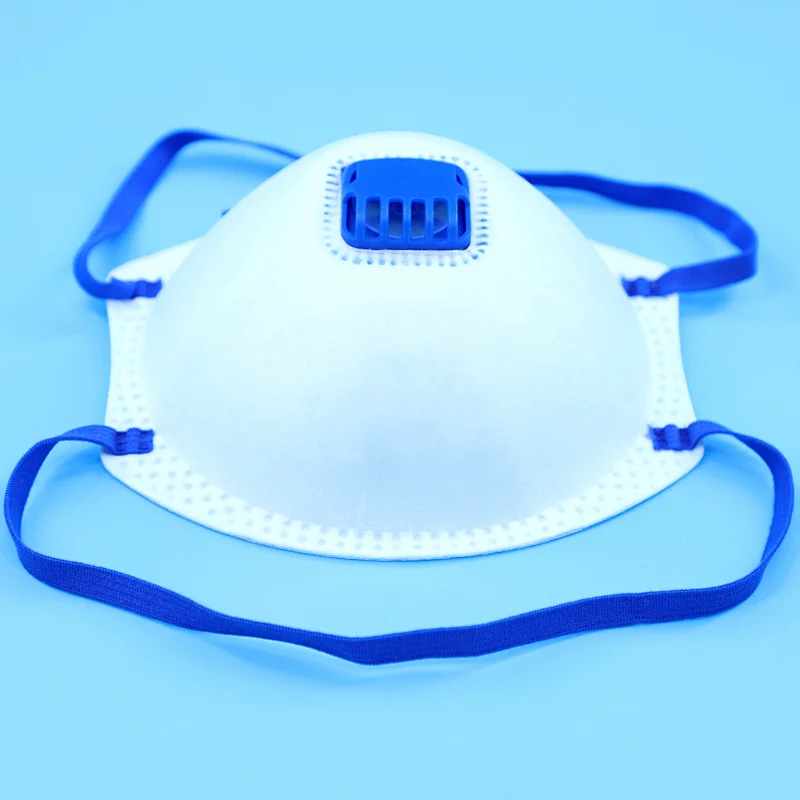 High Quality dust resistant cup shape mask with valve