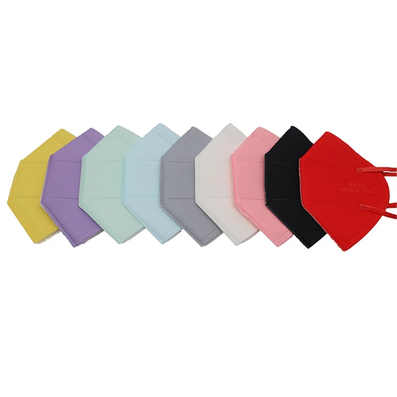 Wholesale custom respirator mascarillas earloop face colorful Kn95 mask