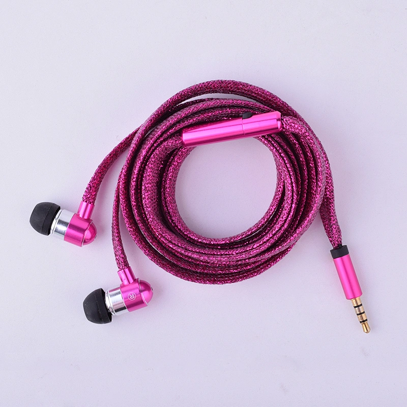 Auricolare con lacci delle scarpe in-ear