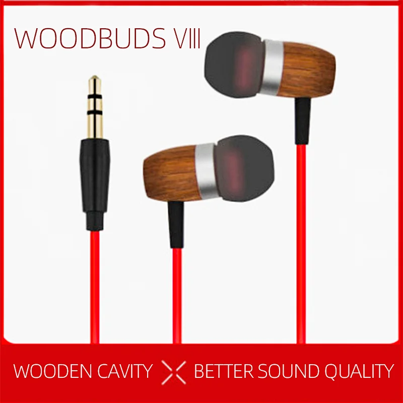 Woodbuds Ⅷ Cuffie con filo di legno FSC