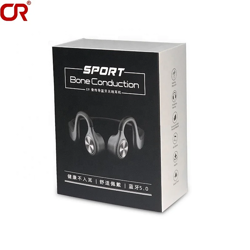 Sport Titanium Alloy Bone Conduction Headphones Bluetooth Wireless Open-ear Headset
