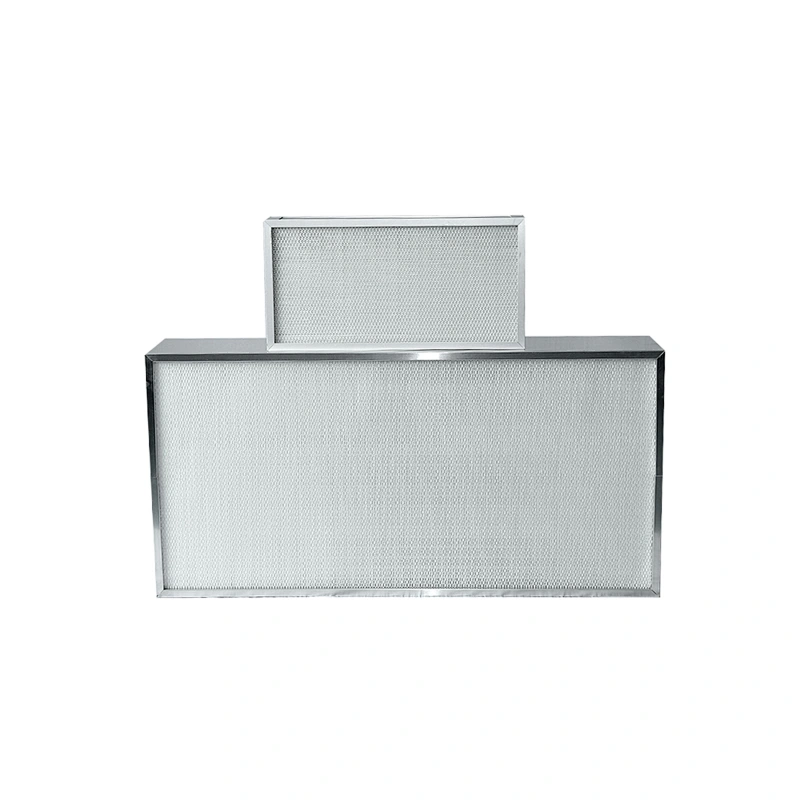 High temperature resistant mini pleated HEPA filter