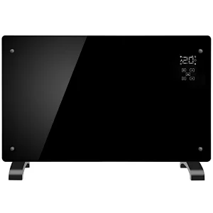 Wifi touch control Switch, LED display, Glass Panel Heater 1.0Kw/1.5Kw/2.0Kw "X" aluminum Heating element IP24 GPH-10EA/15EA/20EA