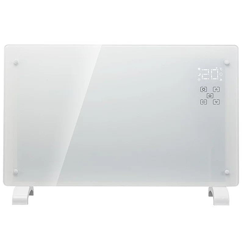 Wifi touch control Switch, LED display, Glass Panel Heater 1.0Kw/1.5Kw/2.0Kw 