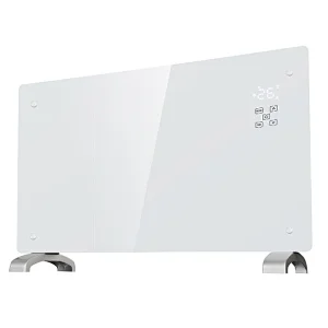 Wifi touch control Switch, LED display, Glass Panel Heater 1.0Kw/1.5Kw/2.0Kw 