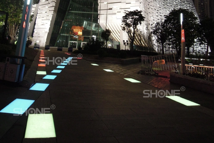 广州花城广场 - LED发光砖 - 先朗照明