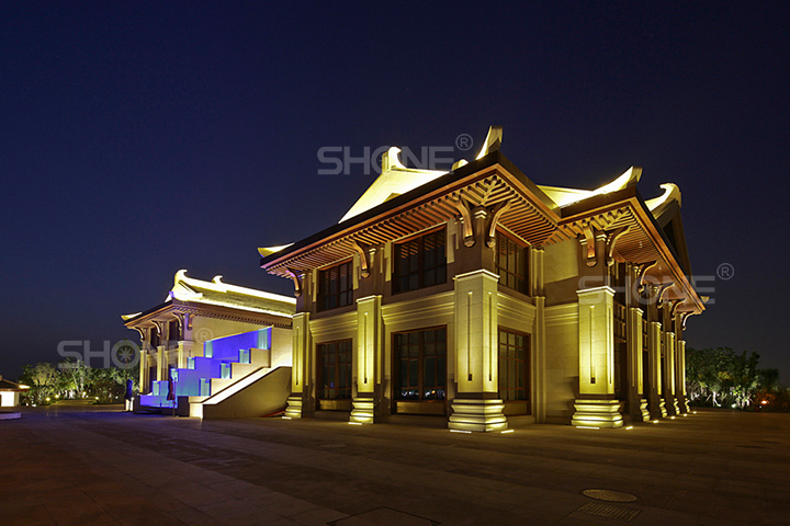 天津團泊光合谷溫泉酒店 - LED洗墻燈 - 先朗照明