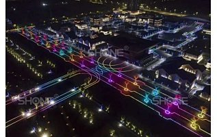 Dezhou Solar Town, Shandong - LED brick light - Shone Lighting