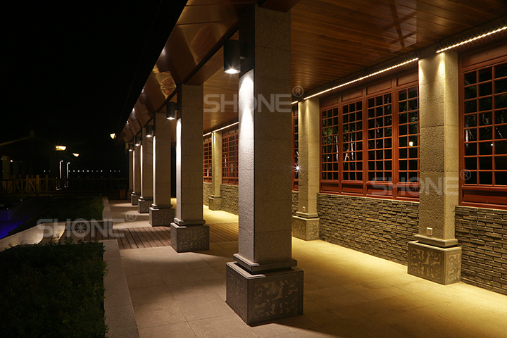 Tuanbo Photosynthetic Valley Spa Hotel - LED wall washer - Shone Lighting