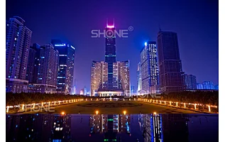 Guangzhou CITIC Plaza - LED linear light - Shone Lighting