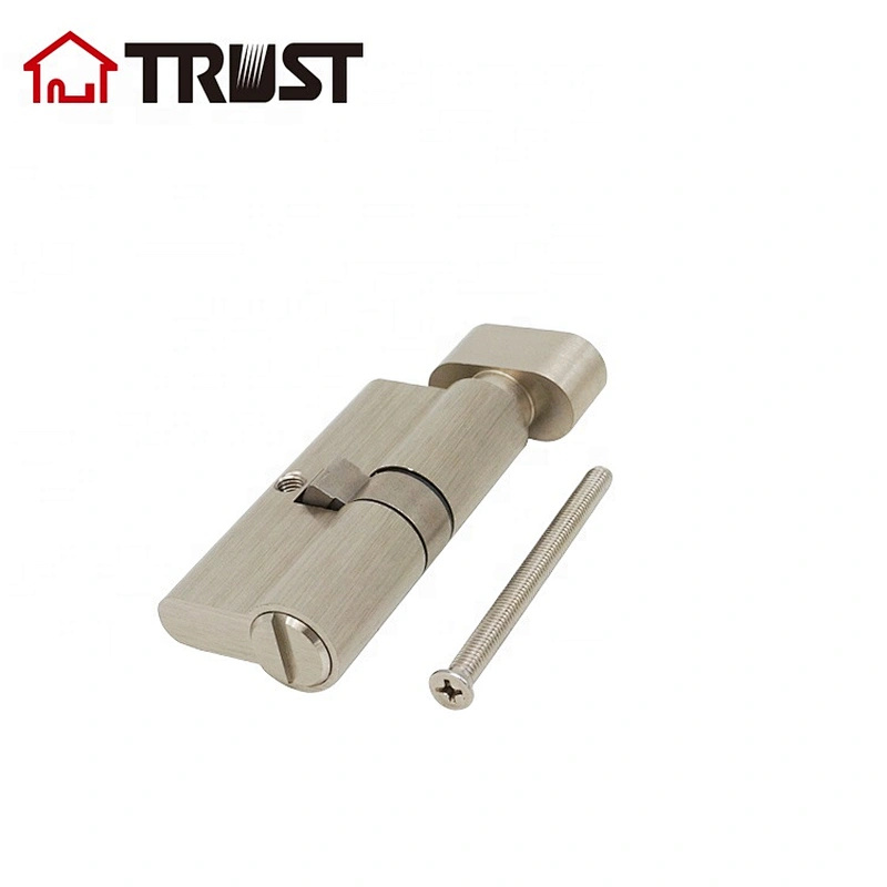 TRUST BK70-SN-T01 Euro Profile Toliet Cylinder Bathroom Lock Cylinder with knob