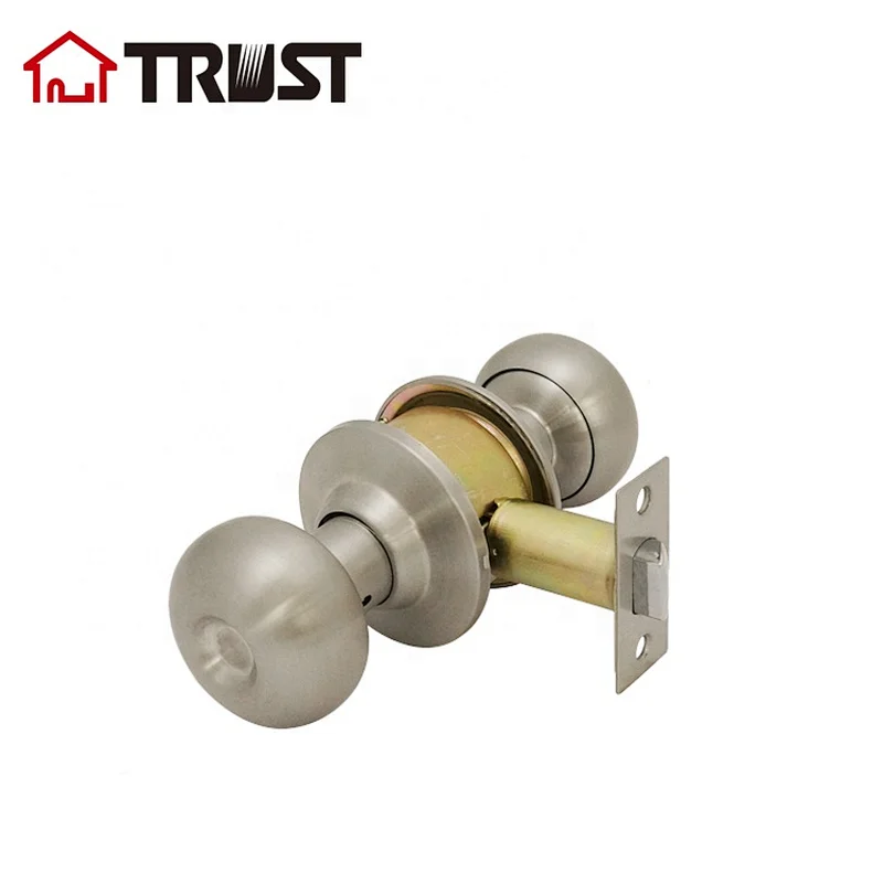 TRUST 3353-SS  Passage Door  ANSI Grade 3 Cylindrical knob lock door lock high quality knob