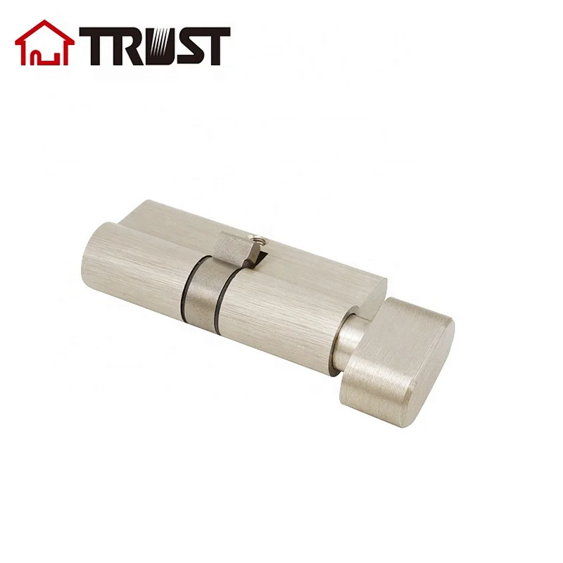 TRUST BK70-SN-T01 Euro Profile Toliet Cylinder Bathroom Lock Cylinder with knob