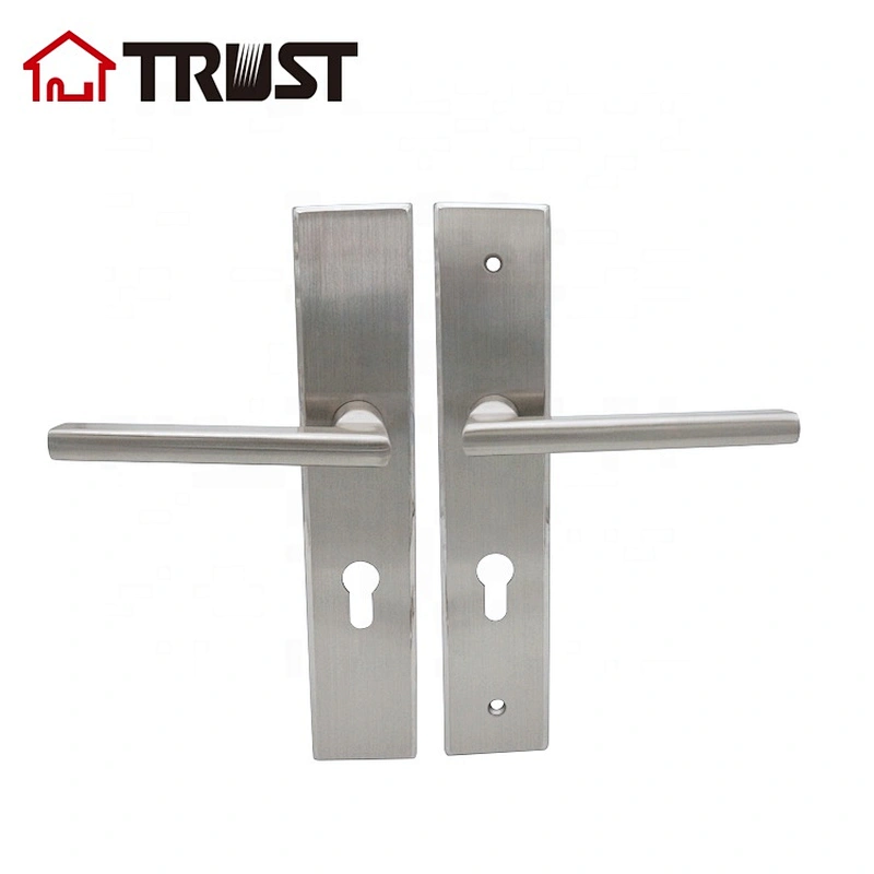 TRUST TP20-TH032SS  Square Plate with handle  Stainless Steel Door Lock For Interior Room