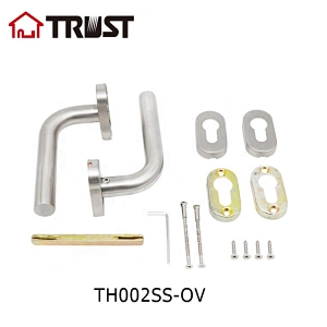 TRUST TH002-SS-OV Manufacturer Stainless Steel Hollow Lever Handle For Apartment