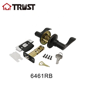 TRUST 6461-RB  Oil Rubbed Bronze ANSI Grade 3  Entry Lock Tubular Lever Lock For Residential Door