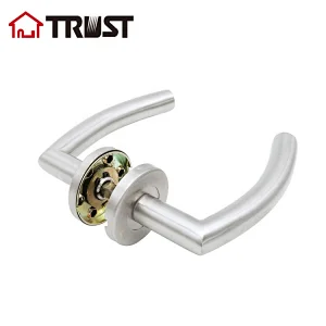 TRUST TH020-SS Manufacturer Stainless Steel Lever Door Handle Pull Handle Lock For Metal Wooden Door