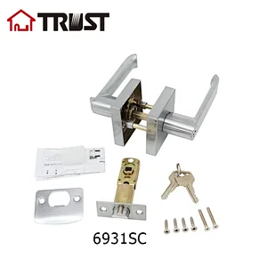 TRUST 6931-SC Heavy duty Tubular ANSI Grade 3 Lever  door Lock