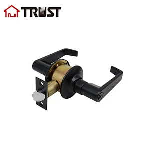 TRUST 3431-MB Hot Sale American Cylindrical Lever Handle Lock Set Security Door Lock For Residential Housing