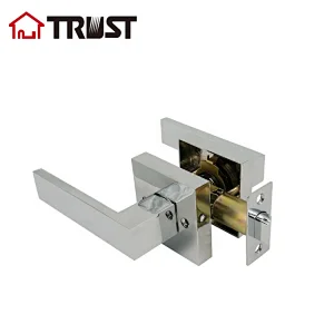 TRUST 6913-CP Heavy Duty Tubular Lever Handle  Passage function ANSI Door Lock