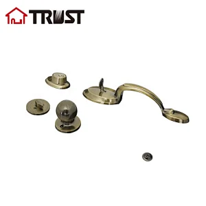 TRUST 8501ZH-K87-AB Zinc alloy HandleSet With Single Cylinder Deadbolt Grip Handle