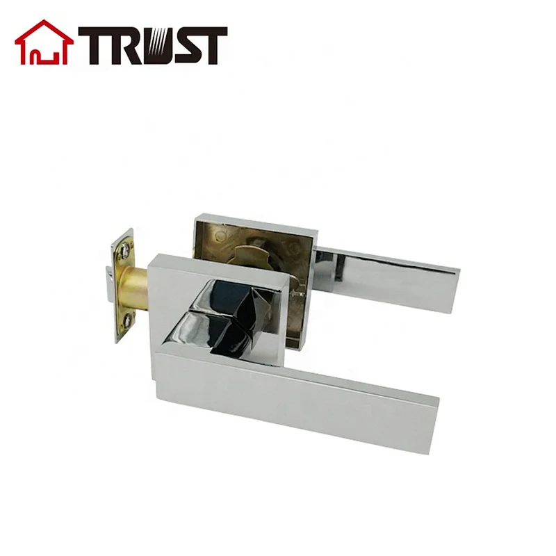 TRUST 6913-CP Heavy Duty Tubular Lever Handle  Passage function ANSI Door Lock