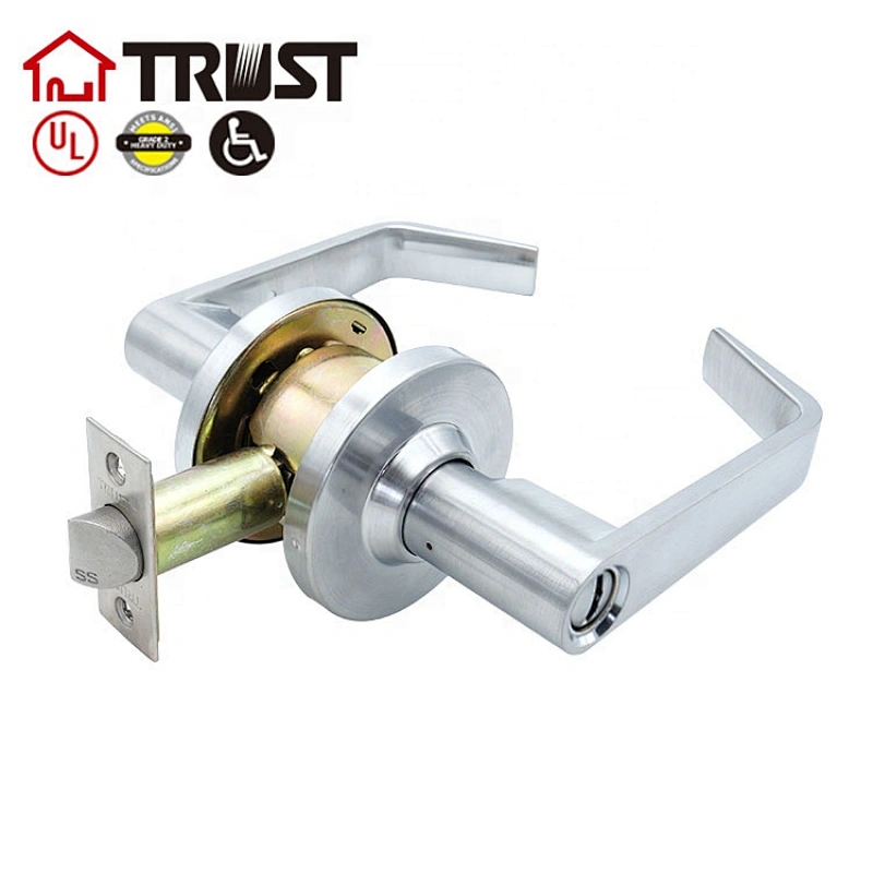 TRUST 4472-SN Dynasty Hardware Commercial Duty Privacy Door Lock, Satin Nickle