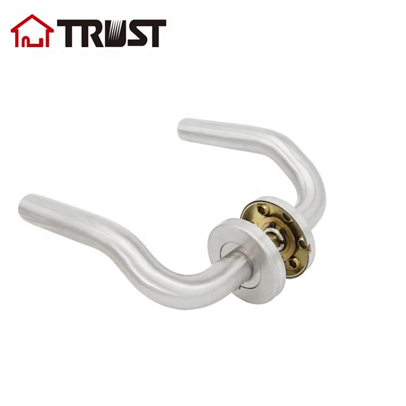 TRUST TH006-SS Fashionable Double-Sided Push-Pull Stainless Door Handle for Wood Steel Door