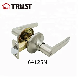 TRUST 6412-SN Straight Privacy Function Satin Nickel Interior Doors Door Lock