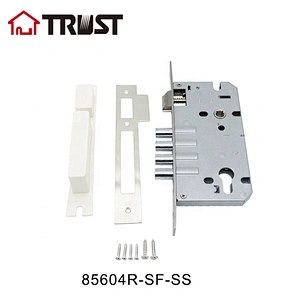 华信8560-4R-SF-SS 304不锈钢插芯锁门锁防盗门标准木门通用锁体