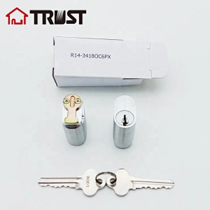 TRUST OV34-SC 34mm Brass Oval Cylinder High Security Lock Cylinder For Safe Cylinder Lock