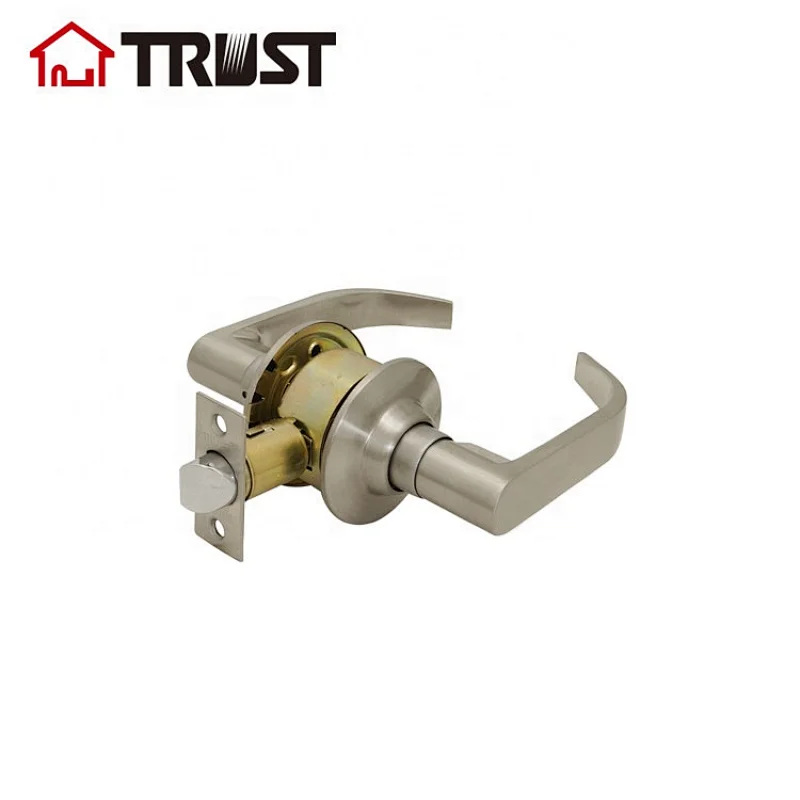 TRUST 3493-SN  American Style Cylindrical  ANSI Grade 3 Passage Function Door Lock