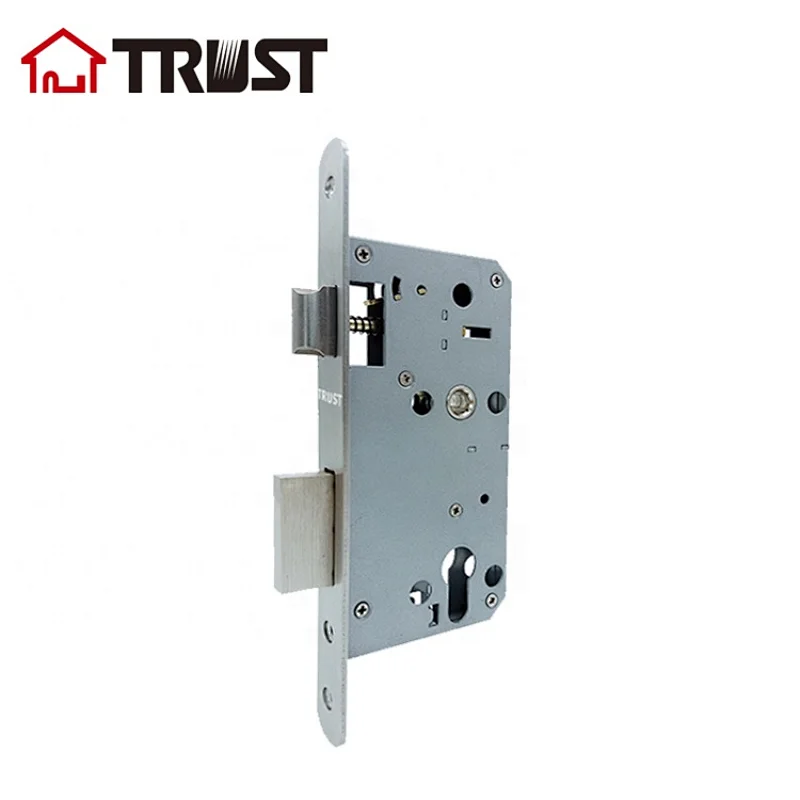 TRUST TH002-SS-7255-70KT Hollow Door Hndle With Mortise Lock 7255 and Key-Turn Cylinder