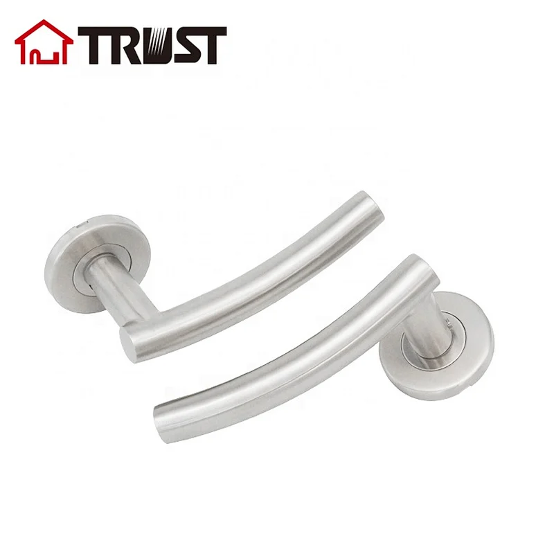 TRUST TH008-SS Stainless steel 304 lever door handle for entry doo