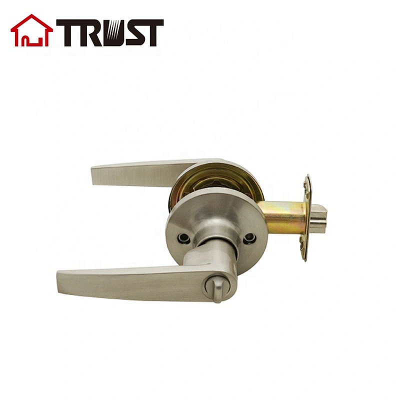 TRUST 6411-B-SN ANSI Grade 3 Entrance Straight Handles Door Lock In Brushed Nickel